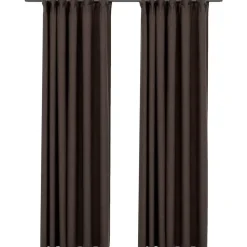 vidaXL - Gordijn - Taupe - Stof - 140 x 245 cm - 2 stuks