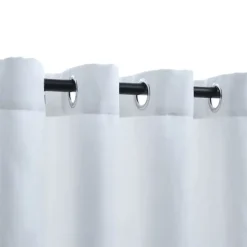 vidaXL - Gordijn - Wit - Stof - 140 x 175 cm - 2 stuks