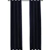 vidaXL - Gordijn - Zwart - Fluweel - 140 x 175 cm - 2 stuks