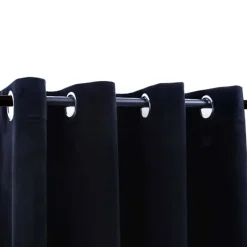 vidaXL - Gordijn - Zwart - Fluweel - 140 x 175 cm - 2 stuks