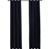 vidaXL - Gordijn - Zwart - Fluweel - 140 x 245 cm - 2 stuks