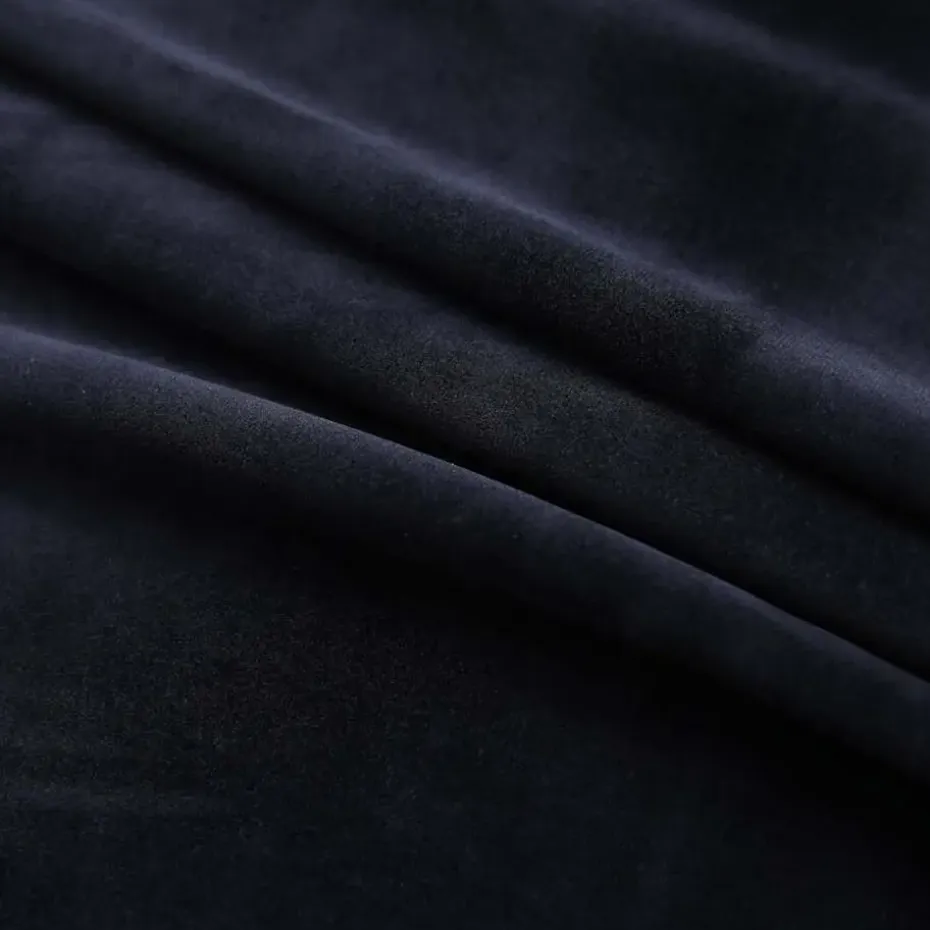 vidaXL - Gordijn - Zwart - Fluweel - 140 x 245 cm - 2 stuks