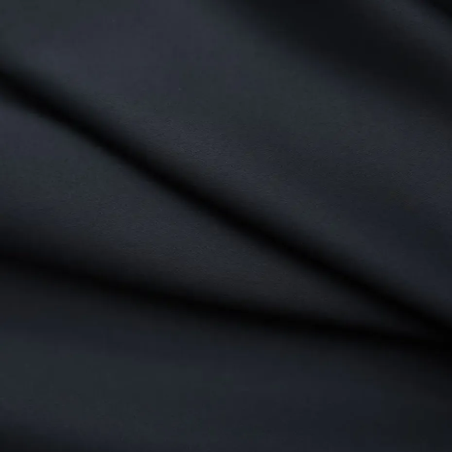 vidaXL - Gordijn - Zwart - Stof - 140 x 175 cm