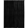 vidaXL - Gordijn verduisterend met haken - Zwart - Fluweel - 290 x 245 cm