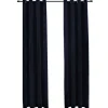 vidaXL - Gordijn verduisterend - Zwart - Fluweel - 140 x 225 cm - 2 stuks