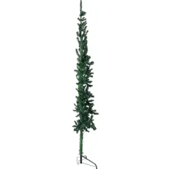 vidaXL - Halve Kunstkerstboom - Groen - 210 cm