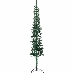 vidaXL - Halve Kunstkerstboom - Groen - 240 cm