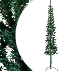 vidaXL - Halve Kunstkerstboom - Groen - 240 cm