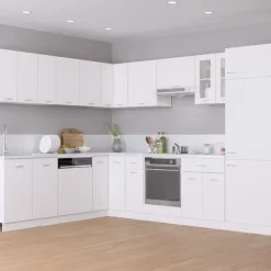 vidaXL - Hangkast - Wit - Bewerkt hout