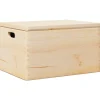 vidaXL - Houten Kist - Bruin - Grenenhout - 40 x 30 x 23 cm