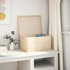 vidaXL - Houten Kist - Bruin - Grenenhout - 40 x 30 x 23 cm