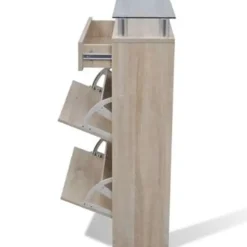 vidaXL - Houten Schoenenkast - Bruin - Hout