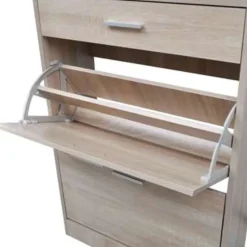 vidaXL - Houten Schoenenkast - Bruin - Hout