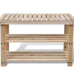 vidaXL - Houten Schoenenkast - Bruin - Hout