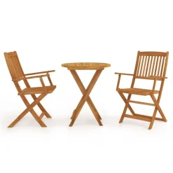 vidaXL - Houten Tuinset - Bruin - Hout - 60 cm