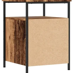 vidaXL - Industrieel Nachtkastjes met 2 lades - Oud hout - 44x45x60 cm - 2 st