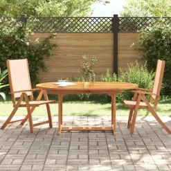 vidaXL - Inklapbare tuinstoelen - Bruin - Acaciahout - 2 stuks