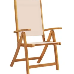 vidaXL - Inklapbare Tuinstoelen - Bruin - Acaciahout - 4 stuks