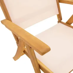 vidaXL - Inklapbare Tuinstoelen - Bruin - Acaciahout - 4 stuks