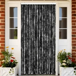 vidaXL - Insectengordijn - Antraciet - Polypropyleen - 90 x 220 cm