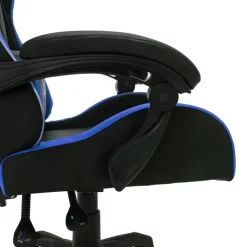 vidaXL - Kantoorstoel - Blauw - Kunstleer