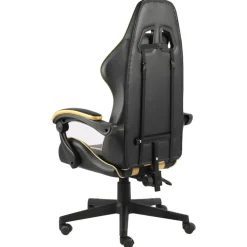 vidaXL - Kantoorstoel - Goud - Kunstleer