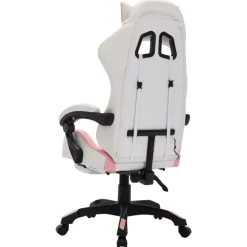 vidaXL - Kantoorstoel - Roze - Kunstleer