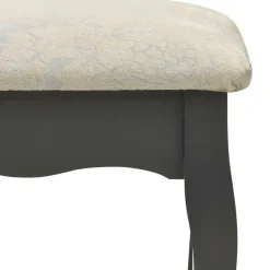 vidaXL - Kaptafel - Grijs - Hout