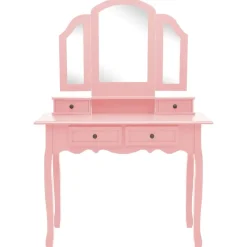 vidaXL - Kaptafel - Roze - Hout