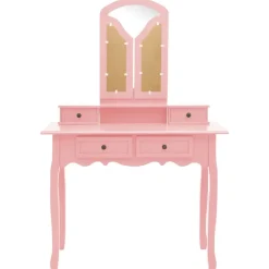 vidaXL - Kaptafel - Roze - Hout