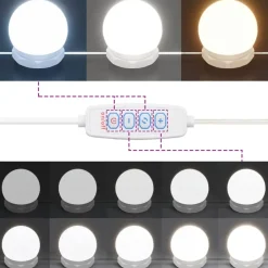 vidaXL - Kaptafel - Wit - Bewerkt hout