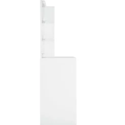 vidaXL - Kaptafel - Wit - Bewerkt hout