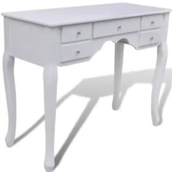 vidaXL - Kaptafel - Wit - Hout