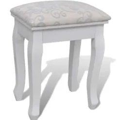 vidaXL - Kaptafel - Wit - Hout