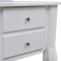 vidaXL - Kaptafel - Wit - Hout