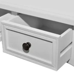 vidaXL - Kaptafel - Wit - Hout