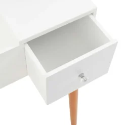 vidaXL - Kaptafel - Wit - MDF