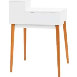 vidaXL - Kaptafel - Wit - MDF