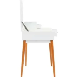 vidaXL - Kaptafel - Wit - MDF