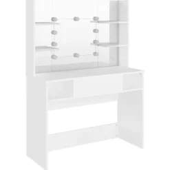 vidaXL - Kaptafel - Wit - MDF