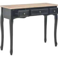 vidaXL - Kaptafel - Zwart - Hout