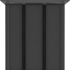 vidaXL - Kast met 6 vakken en grijs stof boxen - Grijs - 103x30x72.5 cm