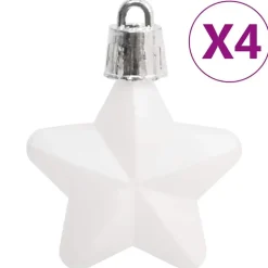 vidaXL - Kerstballenset - Multikleur - Polystyreen