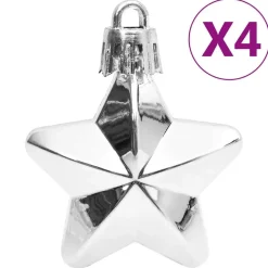 vidaXL - Kerstballenset - Multikleur - Polystyreen