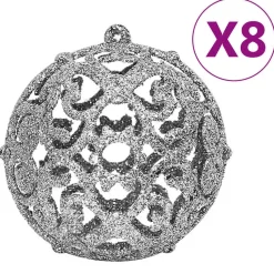 vidaXL - Kerstballenset - Zilver - Polystyreen