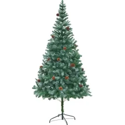 vidaXL - Kerstboom - Groen - 210 x 105 cm