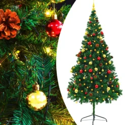 vidaXL - Kerstboom - Groen - 210 x 110 cm