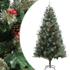 vidaXL - Kerstboom - Groen - 225 x 94 cm