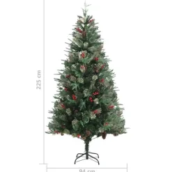 vidaXL - Kerstboom - Groen - 225 x 94 cm