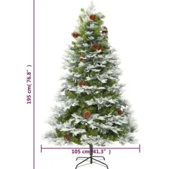 vidaXL - Kerstboom - Groen - 195 x 105 cm